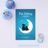 Pet Care/Pet Sitting/Dierenhouder Flyer (Enkel)