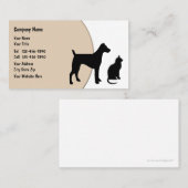 Pet Care Services Modern Design Visitekaartje (Voorkant / Achterkant)