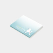 Pet Care Sitting Bathing Grooming Salon Food Shop Post-it® Notes (Schuin)