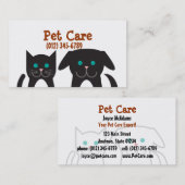 Pet Care Visitekaartje (Voorkant / Achterkant)