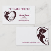 Pet Care Visitekaartje (Voorkant / Achterkant)