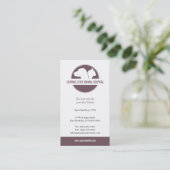 Pet Care Visitekaartje Afsprakenkaartje (Staand voorkant)