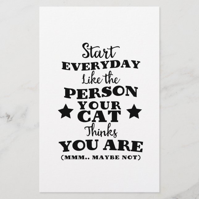 Pet Cat Funny Quote (Voorkant)