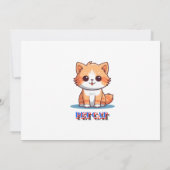 Pet Cat Kaart (Achterkant)
