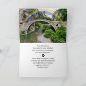 Pet Cat of Dog Rainbow Bridge Feestdagen Kaart (Binnen)