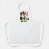 Pet cat schort (Voorkant)