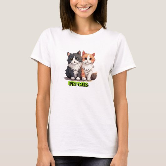 Pet Cats T-shirt (Voorkant)