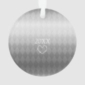 Pet Chat Noël Ornement blanc (dos)