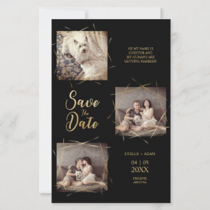 Pet Cheap Moderne kalligrafie 3 Foto's Verloving 