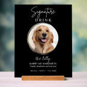 Pet Chien Mariage Signature Boissons Bar à cocktai (Neutre)