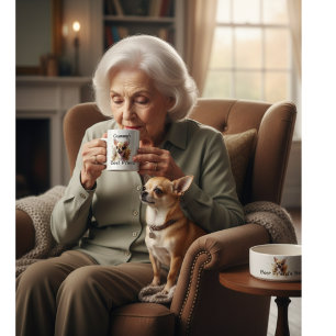 Pet Chihuahua Grammy's Beste Vriend / Personalisee Koffiemok