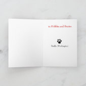 Pet Christmas Kaart (Binnen)