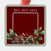 Pet Christmas Memorial Ornament (Voorkant)