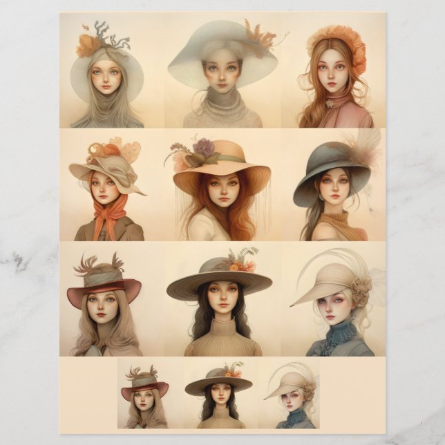  pet dames SCV 5 gestileerde vrouwen (Voorkant)