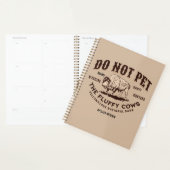 Pet de Fluffy Koeien Yellowstone Bison Funny niet Planner (Display)