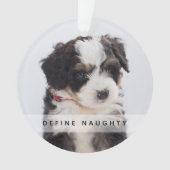 Pet Définir Naughty | Arbre de Noël photo (devant)