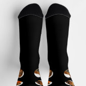 Pet Dog 4 Custom Photos Heart Frames Personalized Sokken (Top)