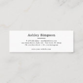 Pet dog bakkerij boutique hondenvoer mini visitekaartje (Achterkant)