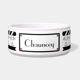 Pet DOG Bowl Large "FEED ME HANGRY" Voerbakje