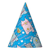 Pet "Dog, Cat, Mouse en Bird" van de partij Hanukk Feesthoedjes (Links)