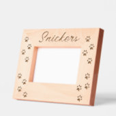 Pet Dog Cat Paws Aangepaste naam Gegraveerde Lijstjes (Links)