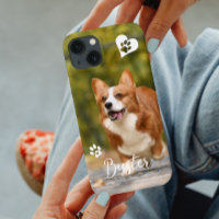 Pet Dog Cat Personalized Photo Template Paw Heart
