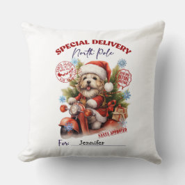 Pet Dog Cute Puppy Christmas Throw Pillow Kussen