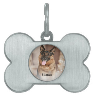 Pet Dog Funny Schattige Gepersonaliseerd ID Verlor Huisdieren Naamplaatje