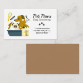 Pet Dog Grooming Service Visitekaartje (Voorkant / Achterkant)