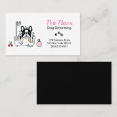 Pet Dog Grooming Service Visitekaartje (Voorkant / Achterkant)