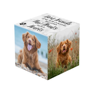 Pet Dog Memorial Foto Cube Kubus