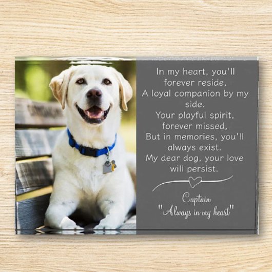 Pet Dog Memorial fotoblok