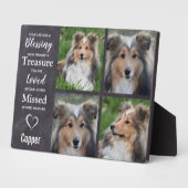 Pet Dog Memorial Keepomwille Gift - Pet Loss Fotoplaat (Zijkant)