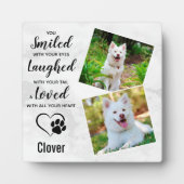 Pet Dog Memorial Sympathy Pet Loss Keepomwille Fot Fotoplaat (Voorkant)