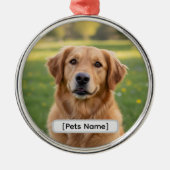 Pet Dog or Cat Custom Christmas Ornament 2025 (Voorkant)