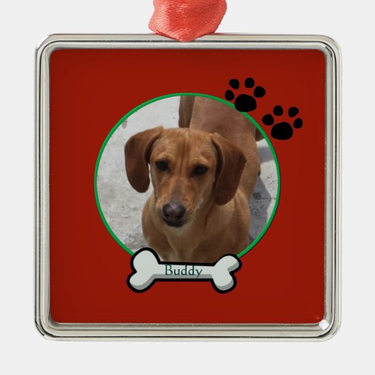 Pet Dog Ornament (Voorkant)
