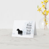 Pet Dog Sympathie Citaat - Pet Loss Condolance Kaart (Gele Bloem)