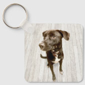 Pet Dog Two Photo Sleutelhanger (Voorkant)