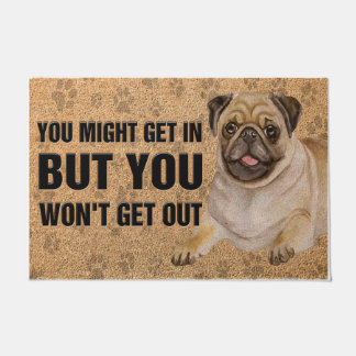Pet Doormat - Pitbull Dog Funny Doormat Deurmat