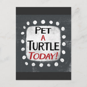 Pet een schildpad vandaag Briefkaart