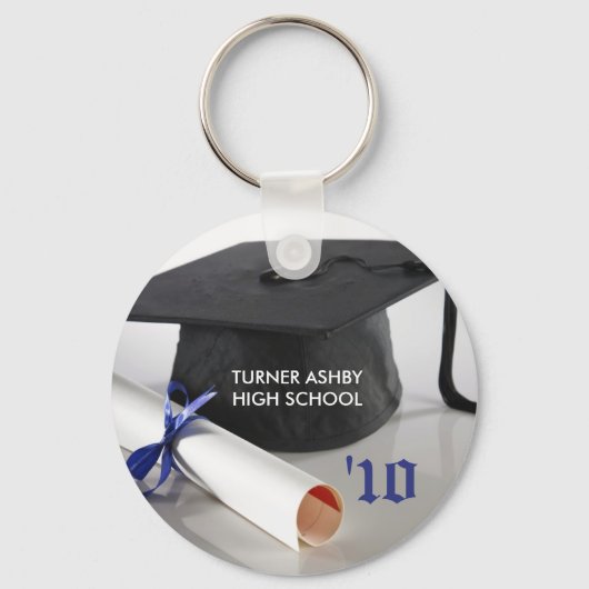 Pet en aangepaste Afstuderen Sleutelhanger Gift_v2 (Voorkant)