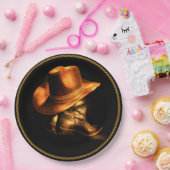 PET EN BOOTS PAPIEREN BORDJE (Feest)