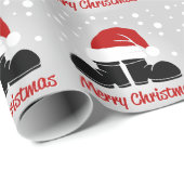 Pet en Boots voor de kerstman Cadeaupapier (Rol Hoek)