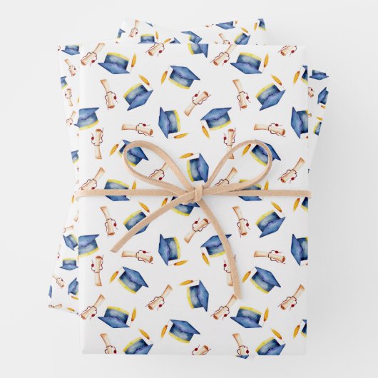 Pet en Diploma Afstuderen Inpakpapier Vel (In situ)