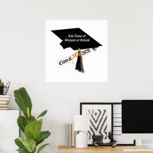 Pet en Diploma Klasse van 2026 Afstuderen Poster