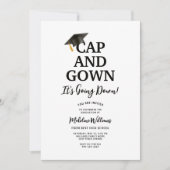 Pet en gans Het gaat naar beneden Afstuderen Kaart (Voorkant)