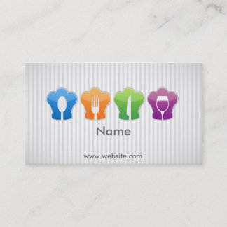 Pet en gereedschap op de kaas visitekaartje