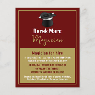 Pet en kracht van de Magicus, Magicisch Adverteren Flyer