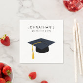 Pet en naam van afstuderen Napkins V2 Servet (Insitu)