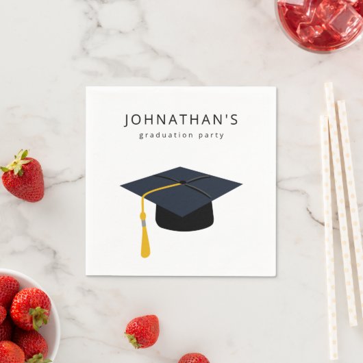 Pet en naam van afstuderen Napkins V2 Servet (Insitu)